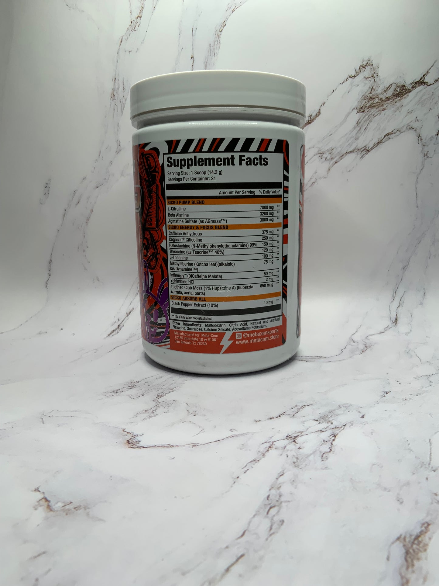 SickOMode Remix PreWorkout (no D-H-M-A)