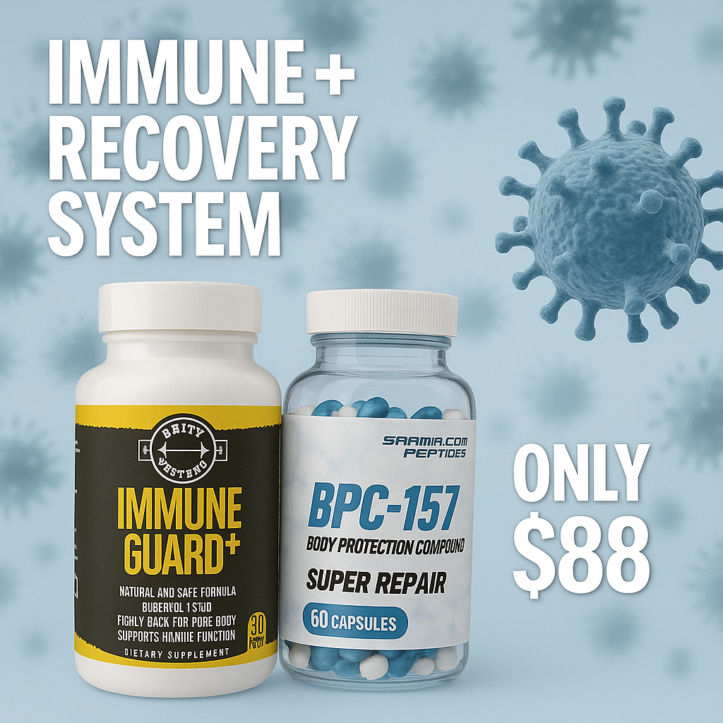 Immune Guard + BPC157 (500mcg per capsule) Bundle