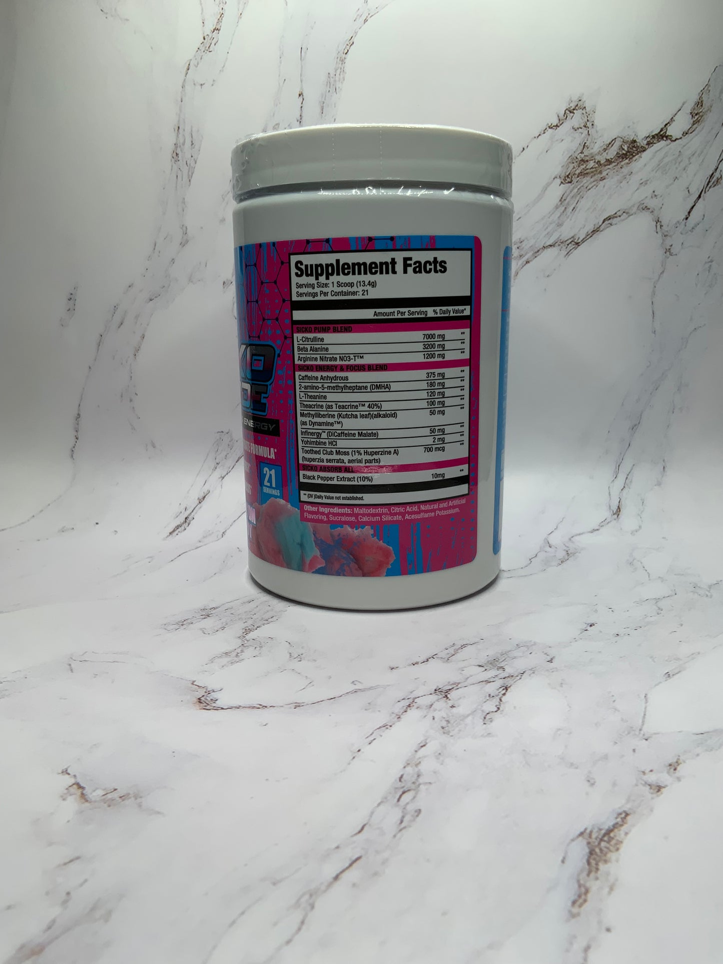 SickOMode PreWorkout D-H-M-A