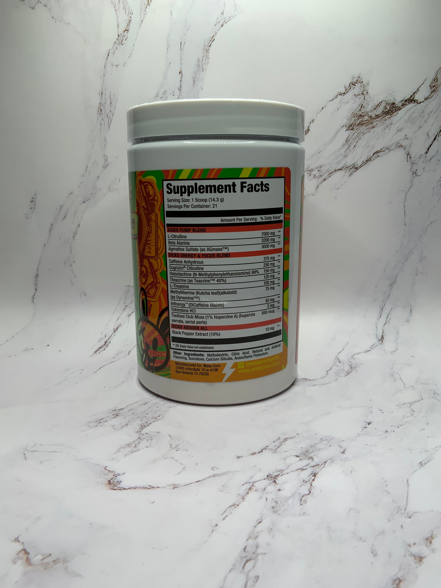SickOMode Remix PreWorkout (no D-H-M-A)