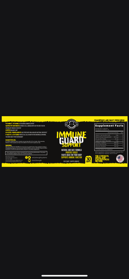 Immune Guard + BPC157 (500mcg per capsule) Bundle