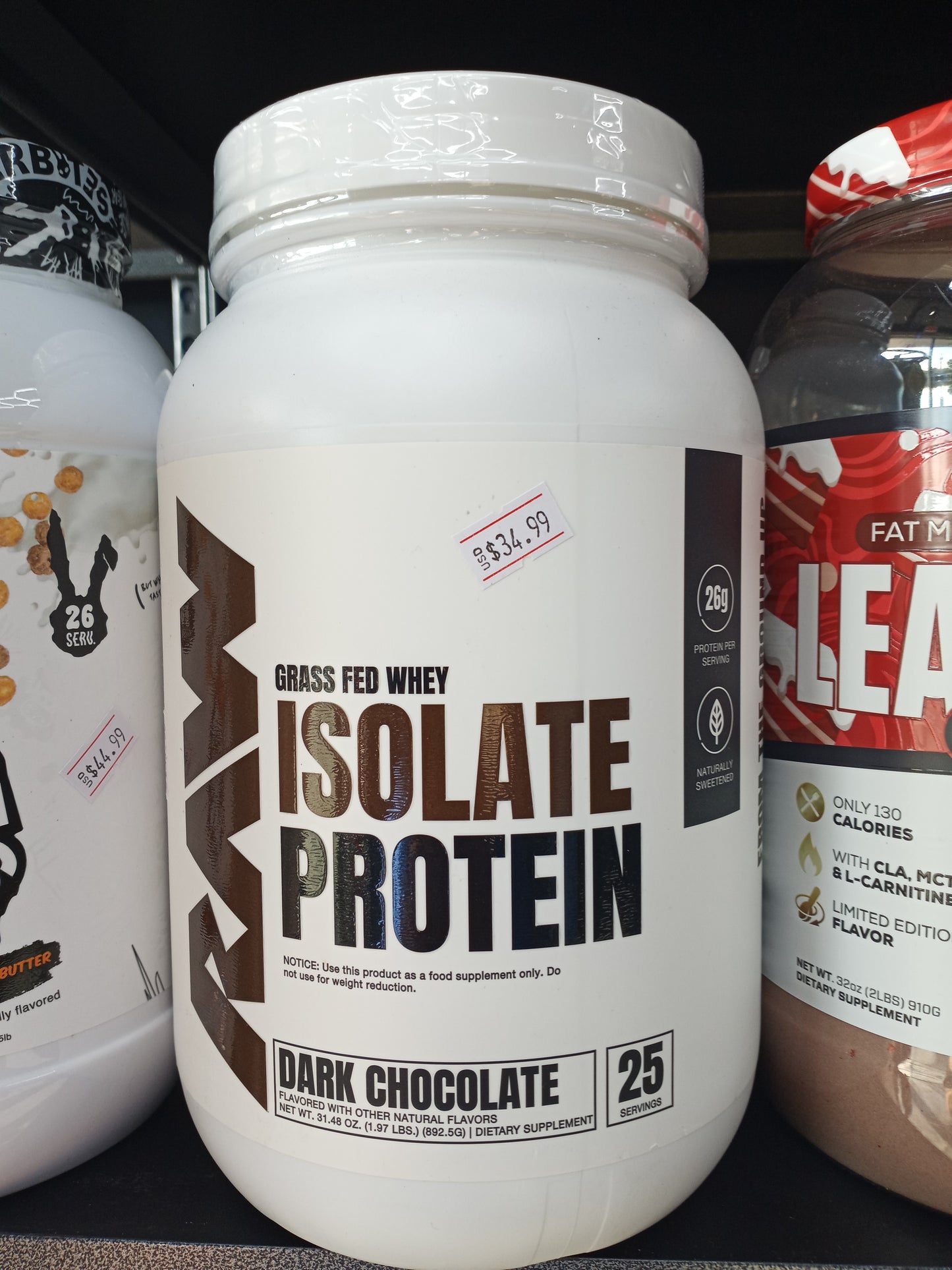 RAW - Grass Fed Whey Isolate Protien Powder